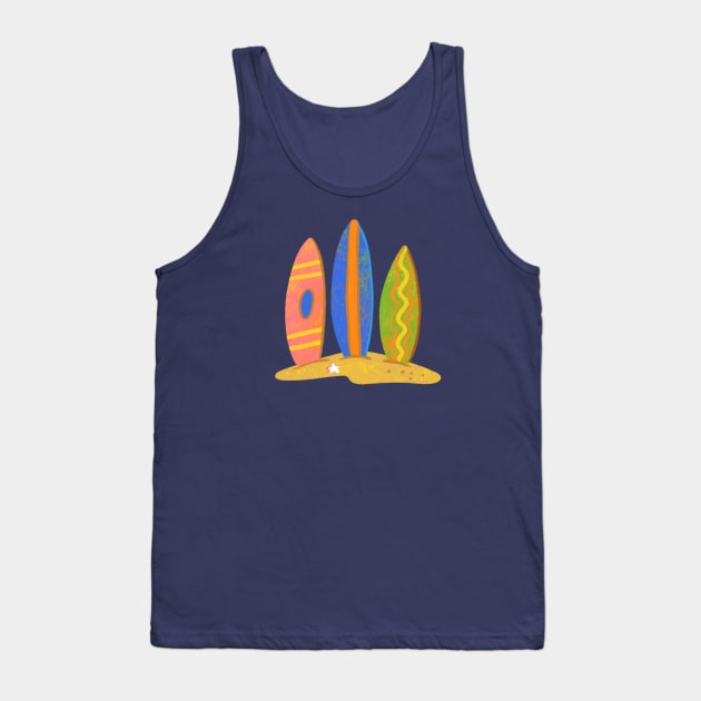 Surfs-Up Tank Top by Alexandra Franzese